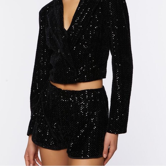 Forever 21 Pants - Forever 21 | Sequin High-Rise Shorts